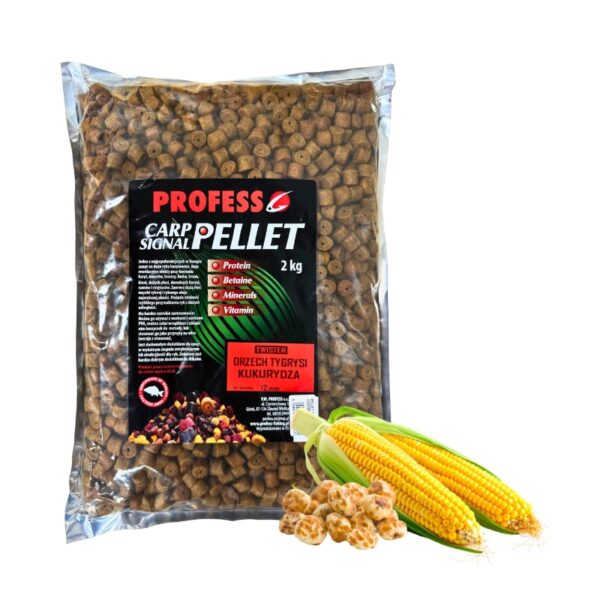 PROFESS Pellet Twister Orzech Tygrysi & Kukurydza 12mm 2kg PROFESS Pellet Twister Orzech Tygrysi & Kukurydza 12mm 2kg