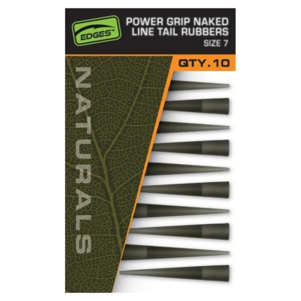 FOX Naturals Nasadka do bezpiecznego klipsa Power Grip Naked Line Tail Rubbers - rozmiar 7 FOX Naturals Nasadka do bezpiecznego klipsa Power Grip Naked Line Tail Rubbers - rozmiar 7