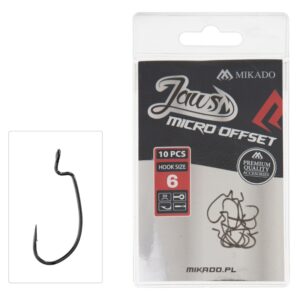 MIKADO Haczyk JAWS Micro Offset rozm. 6 - 10 szt.