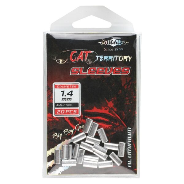 MIKADO Tulejka zaciskowa aluminiowa 1.4mm - 20 szt.