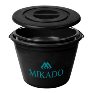 MIKADO Wiadro z miską i pokrywką 25L